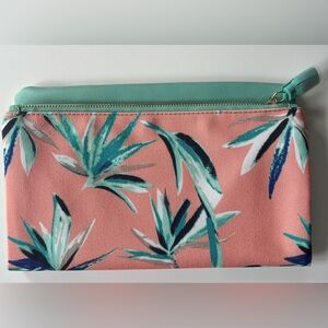 Rachel Pally Tropical Print Clutch Bag - Pink and Green